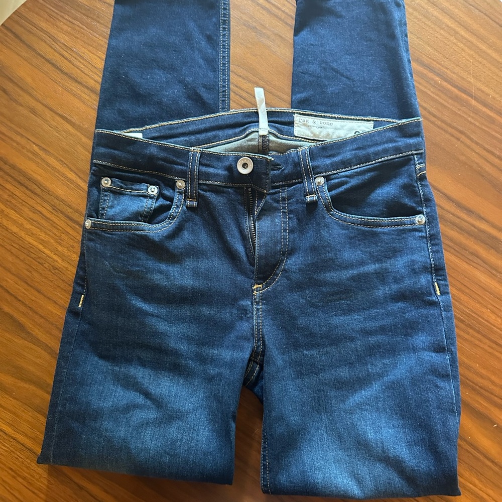 Rag & Bone Dark Blue Skinny Jeans
